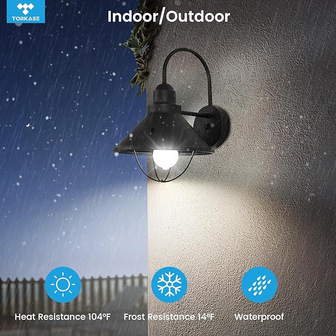 Motion Sensor Light Bulbs, 13W (100Watt Equivalent), Motion Activated Dusk to Dawn Security LED Bulb, 5000K Daylight, Energy-Efficient, for Indoor and Outdoor Lighting, Porch, Stairs, Hallway 3Pack