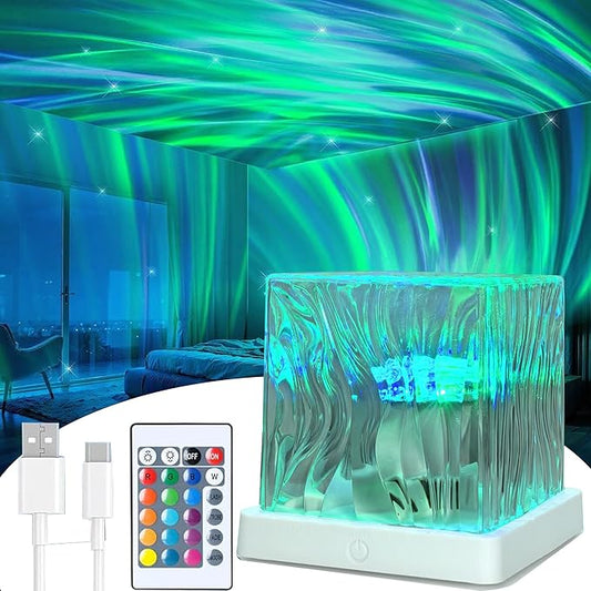 Northern Lights Projector,16 Colors Galaxy Projector for Bedroom Accessories,Remote Galaxy Light Projector Night Light for Kids,Cute Room Decor Aesthetic Teen Girl Gifts for Teens Girls Boy,Cool Stuff