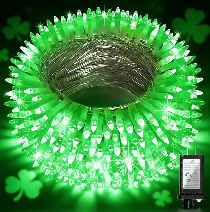 750LED Christmas Lights Outdoor Use, 240ft 12 Modes Green LED String Lights with Timer Dimmable, Waterproof Christmas Tree Lights for Xmas Patio Yard Fence Balcony Garden Party Decor Green