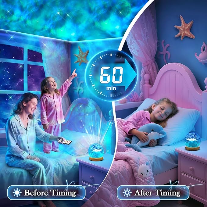 Mood Lighting Crystal Lamp,18 Color Changing Lamp Light Projector for Bedroom,Dimmable Night Light Projector Ambient Lighting,Remote Aesthetic Room Decor for Teen Girls Gifts,Christmas Gifts for Kids