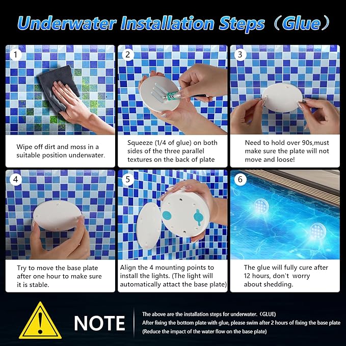 Pool Lights, Upgraded Rechargeable Submersible LED Lights with Remote, IP68 Waterproof 16 Color Floating Light with Magnet, Pool Light for Above Ground Inground Pools,Hot Tub, Bath 4 Pack