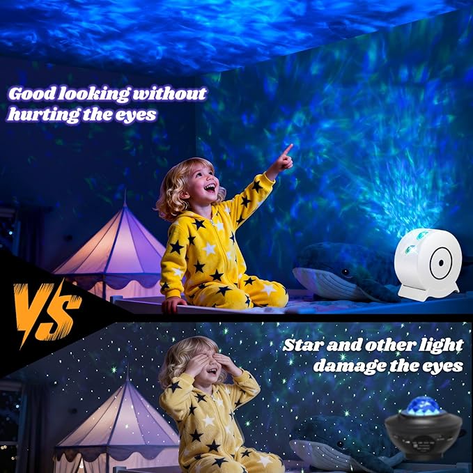 Galaxy Projector for Bedroom, Galaxy Light Projector with 41 Lighting Modes, Starry Nebula Ceiling Night Light with Timer and Remote, Room Decor, for Christmas, Birthdays