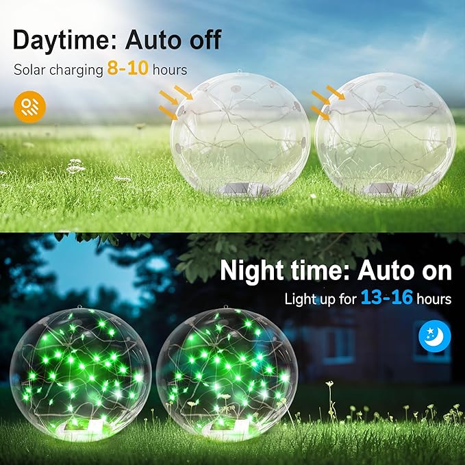 Solar Floating Pool Lights, 14" Inflatable RGB LED Pool Lights That Float with Remote, Waterproof Pool Light Balls, Pool Accessories for Swimming Pools Yard Patio Party Outdoor Decor - 4 Pack