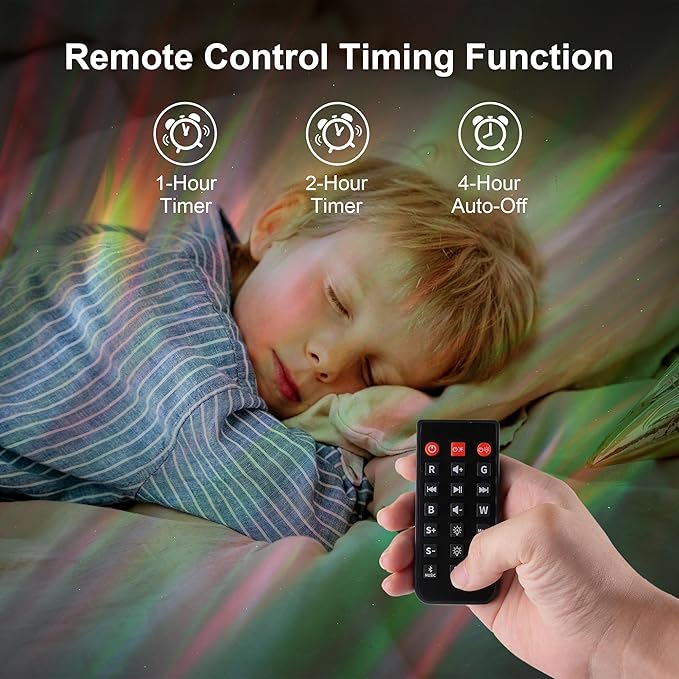 Galaxy Projector, Northern Galaxy Light Aurora, Star Projector with Timer and Remote Control, Night Lights LED for Bedroom Room Decor, Gifts for Kids, Adults, Christmas, Birthday