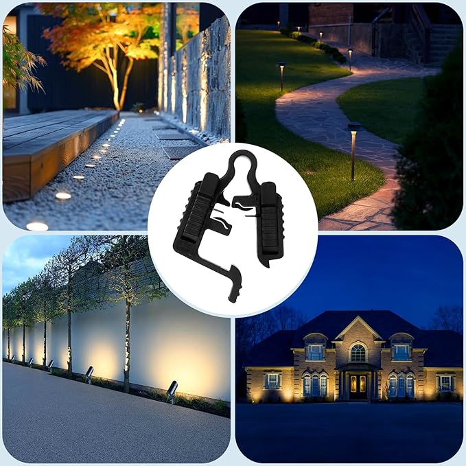 Gardencoin Low Voltage Wire Connector for Landscape Lighting, Waterproof Quick Cable Connectors Compatible with 10/12/14/16/18 Gauge for Pathway Light, Spotlight, In-ground Light, UL Listed(12 Pack)