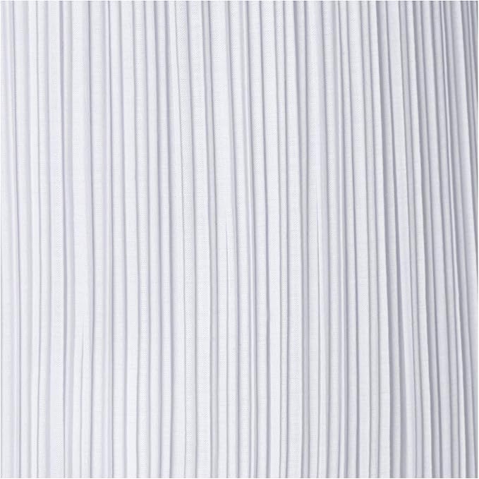 9" Top x 16" Bottom x 14 1/2" High x 14 3/4" Slant Lamp Shade Replacement Set of 2 Large White Ivory Mushroom Empire Round Traditional Fabric Pleated Spider Harp Finial - Springcrest