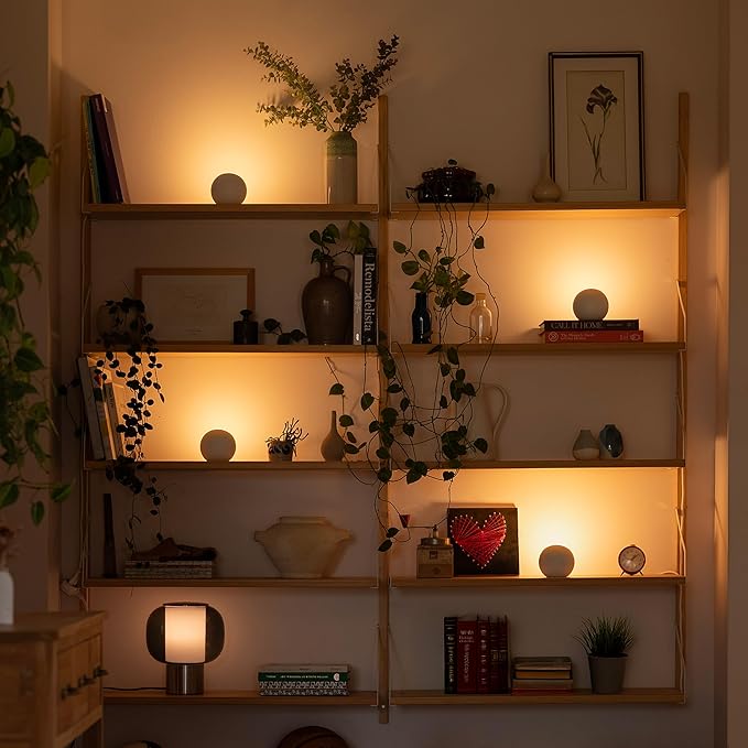 Oasis Smart Ambients - Adaptive Circadian Lighting, App-Controlled, No Hub Required, Controlable Warm-to-Daylight Tones (4-Pack)