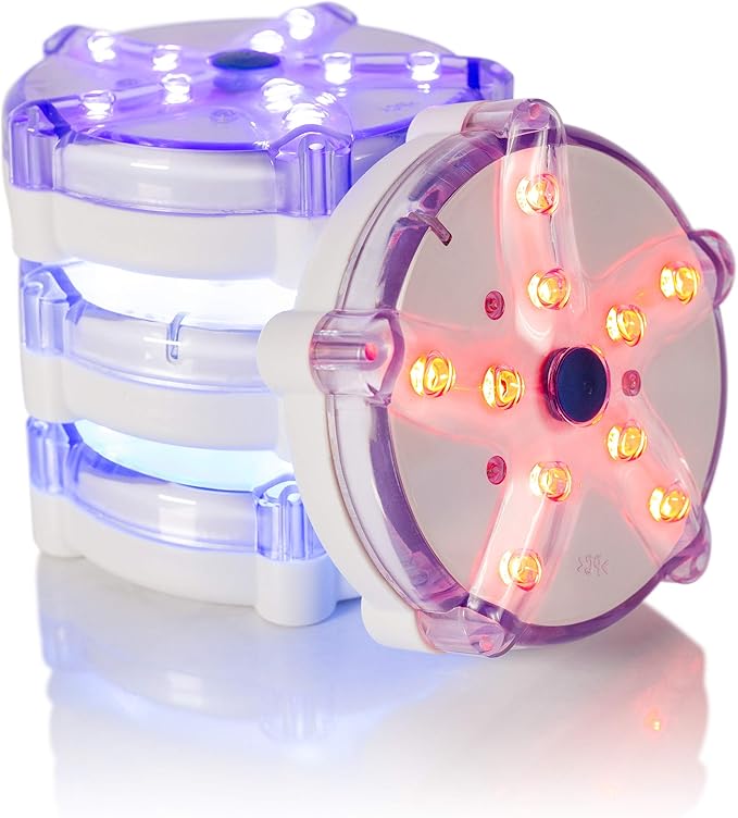 Floating Pool Lights 2PK, LED Color-Changing Underwater Pool Lights that Float, 100% Waterproof Starfish Lamp, Lighting Décor for Inground or Above Ground Swimming Pools, Fountain, Pond, Spa, Hot Tub
