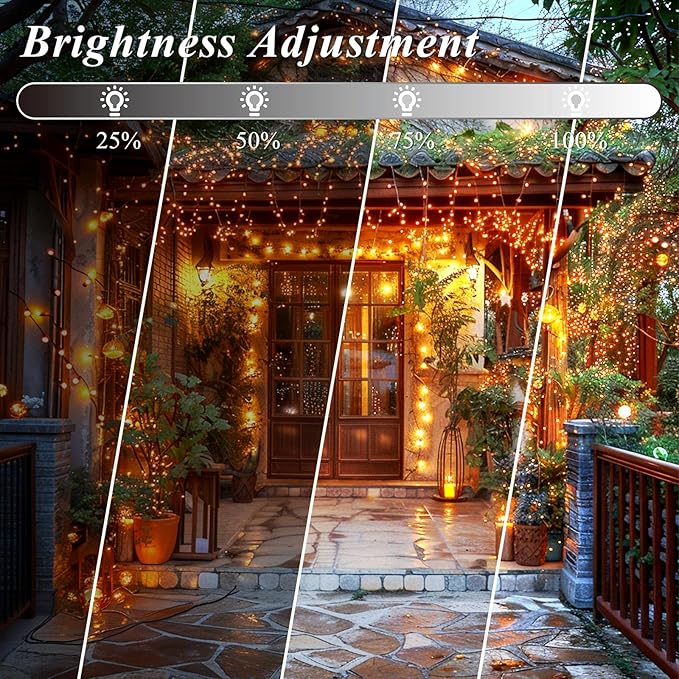 LitHome 33Ft 100 LED Color Changing Christmas String Lights, 35 Colors 9 Modes RGB Easter Lights Outdoor with Remote, Dimmable Pastel String Light Plug in Clear Wire for Tree Spring Easter Decoration