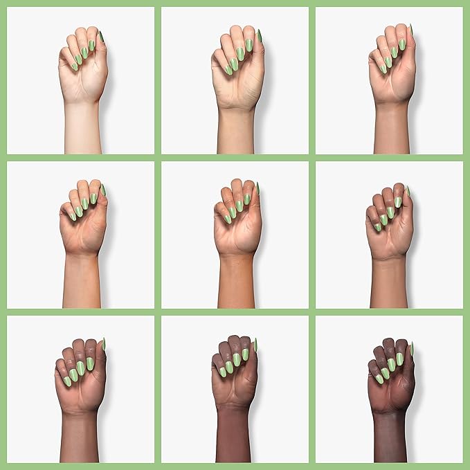 Beetles Mint Green Gel Polish - Spring Buds 15ML/0.51Fl Oz, Lime Light Green Gel Nail Polish, Soak Off UV LED Lamp Pastel Nails Art, Long-Lasting Manicure Salon Easter Spring St Patricks Day Nails