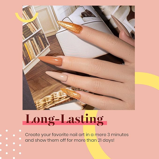Beetles Brown Gel Nail Polish, 15ml Kim Brown Neutral Gel Polish Beige Tan Nail Polish, Soak Off Uv LED Nail Lamp Gel Nail Polish Nail Art Manicure Salon DIY Home