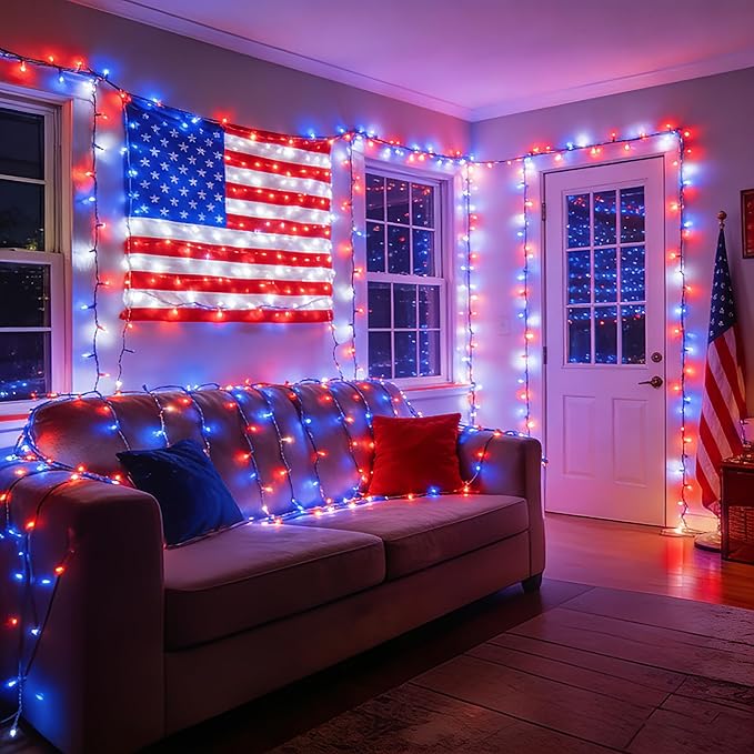 Brizled Color Changing RGB Christmas Lights, 66ft 200 LED Easter String Lights Music Sync, 120+ Modes Remote Dimmable Outdoor Mini Tree Light Indoor Plugin for July 4th Xmas Halloween