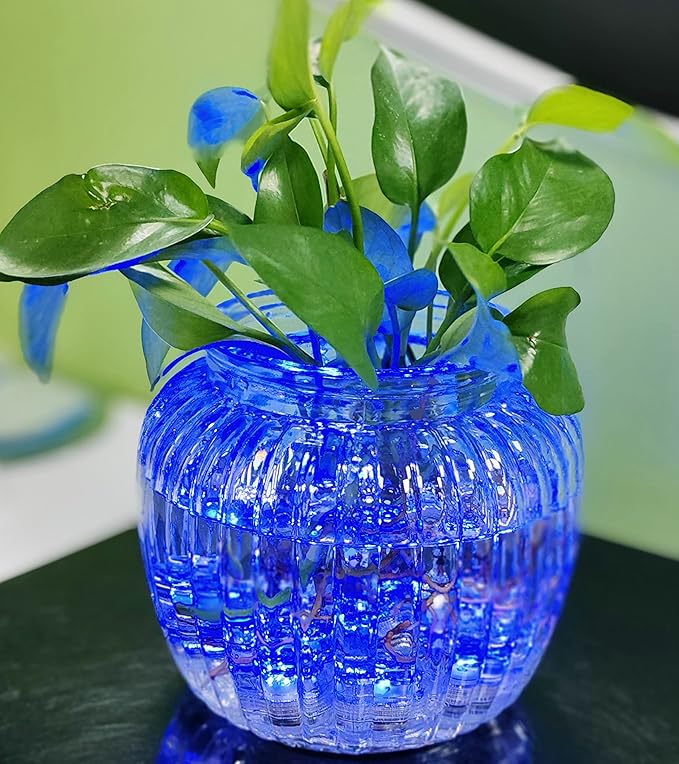Bright LED Battery Operated Flameless Tea Light, Submersible Tea Candle Waterproof Decorations Underwater Vase Light for Party & Wedding, Pack of 12 (Blue)