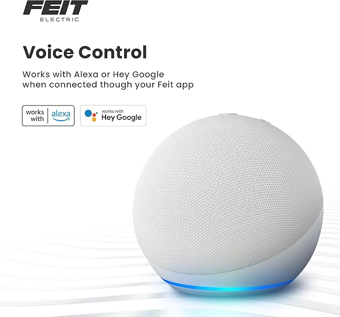 Feit Electric Smart Color Changing & Tunable White Outdoor Bollard Path Lights, 200 Lumens, Music Sync, Compatible with Alexa & Google Home, App & Remote Control, Path/RND/RGBW/AG/4, 4-Pack