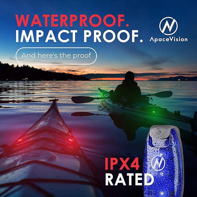 LED Safety Light (2 Pack) - Clip On Strobe/Running Lights for Runners, Dog, Bike, Walking, Boat, Kayak, Stroller and More - High Visibility Accessories for Your Reflective Gear, Bicycle