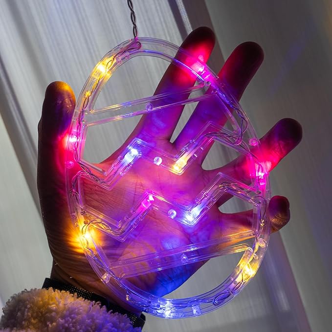 Dazzle Bright Easter Lights, 222LED 9FT Pastel Rabbit and Eggs Curtain String Lights with 8 Modes, Plug in Easter Decorations for Indoor Window Outdoor Party Decor (Multi-Colored)