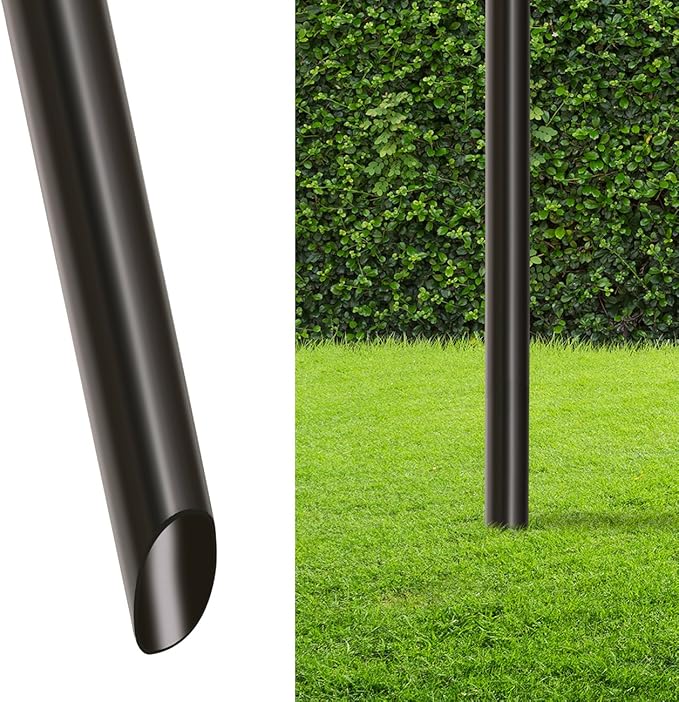 Matney Outdoor Metal Patio Torches – Use for Deck, Patio, Back Yard, Out Door parties, Wedding – Includes Fiberglass Wick and Snuffer Cap (60 Inch, 2 Pack)