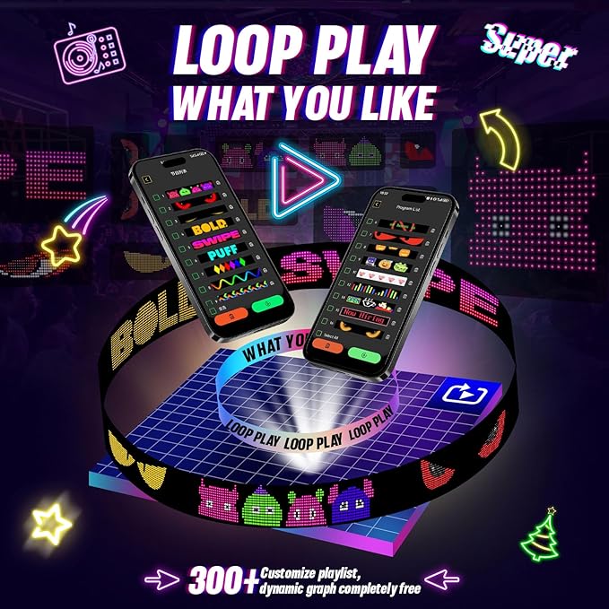 Vanesa Devil Eyes Light for Car Windshield, Flexible Led Digital Display 3.6 x 14.7 inch, Programmable Led Sign for Business Car Truck Shop Bar Concert Hotel, 5V/2A Bluetooth APP Control