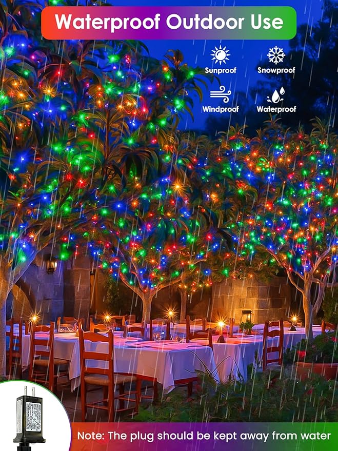 66Ft 200 LED RGB Color Changing Easter Fairy Lights Plug in, Waterproof Pastel String Lights with Remote for Outdoor & Indoor, 24 Colors Twinkle Lights with Timer for Girl's Room Easter Decorations