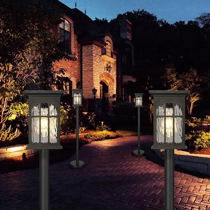 30Inch Solar Pole Lights Outdoor Waterproof, Portable Floor Lamp with Solar Panels Dusk to Dawn with Remote, Cordless Exterior Outside Pole Light for Pathway, Walkway, Garden, Yard, Patio