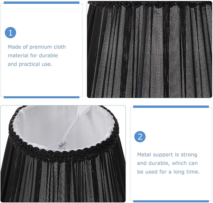 1pc Clamped Bubble Fabric Lampshade Cloth Lamp Shades for Table Lamps Ceiling Light Shade Ceiling Lamp Shade Chandelier Cover Clip on Lampshade Replacement Floor Lamp Bedside Lamp
