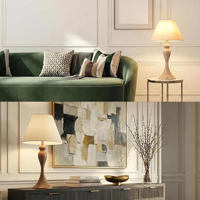 O'Bright Ember Rechargeable Table Lamp (Whitewashed)