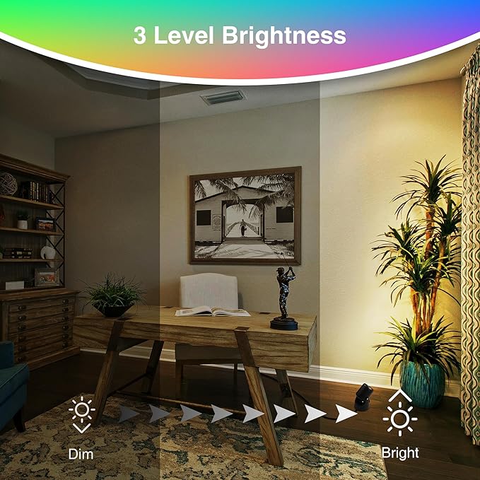 6W RGBW Up Lights Indoor Christmas Spotlight Indoor LED Color Changing Uplighting Indoor with Remote 120V Spot Lights Indoor Plug in Floor Spotlight Indoor for Plant Picture Party, 4 Pack