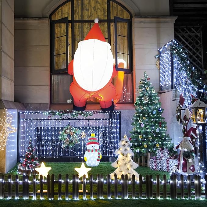 JMEXSUSS 2 Pack Fairy Lights Battery Operated, Total 400 LED 132ft Outdoor Fairy String Lights with Remote, 8 Modes Copper Wire Twinkle Lights for Bedroom Tree Wall Patio Outside Decor, White