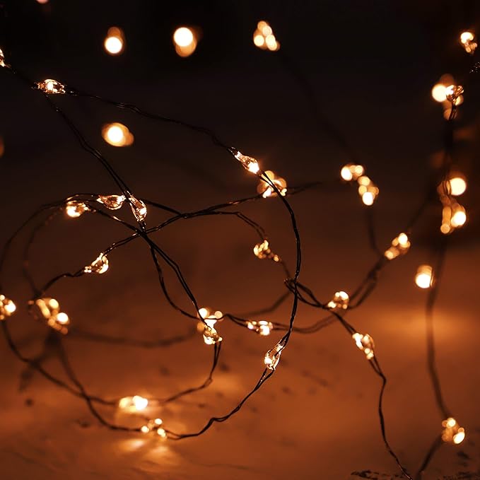 Nature Rattan Pumpkin String Lights Fall Garland with Lights Battery Operated with Remote - Perfect Thanksgiving Halloween Fall Decorations (Orange Fairy)
