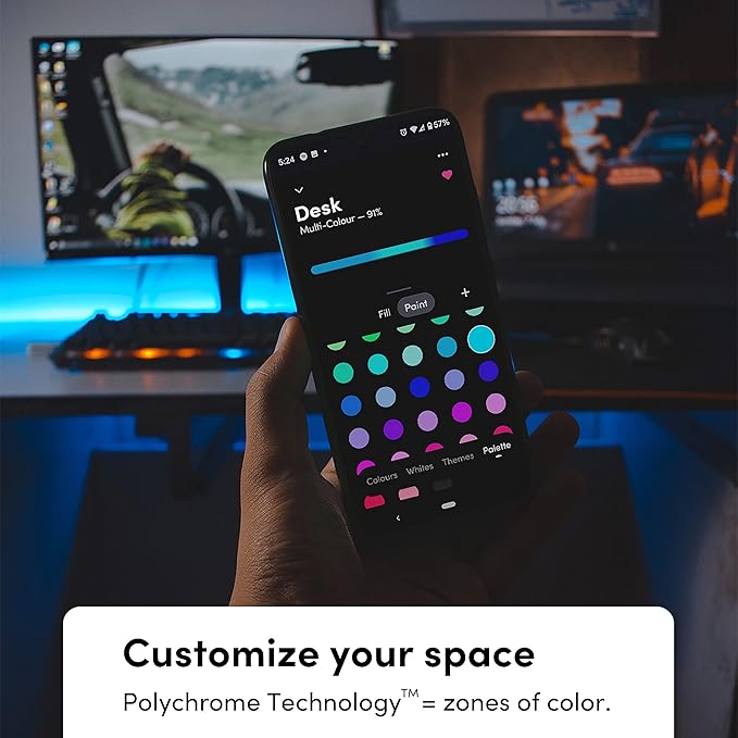 LIFX Lightstrip Bundle with 80" Color Smart LED Lightstrip and Two 1100 Lumen Smart Light Bulbs on E26 Base, 3 Piece Set