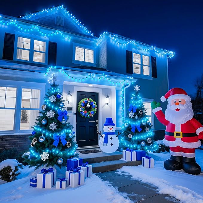 Brightown C9 Incandescent Bulb, C9 Christmas Replacement Light Bulb for Christmas String Light, E17 Intermediate Base, 7 Watt (Blue, 25 Count (Pack of 1))