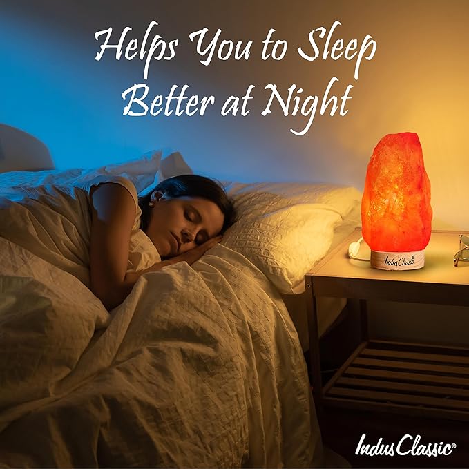 LN-02 Pack of 2 Natural Himalayan Pink Crystal Rock Salt Lamp 4~7 lbs with Dimmer Control Switch, Quality Gift Packaging