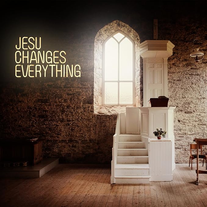 Jesus Changes Everything Neon Sign for Wall Decor Jesus Neon Light Christian Neon Light Sign Warm White Letter LED Light Signs for Bedroom Easter Religious Events Church Decor