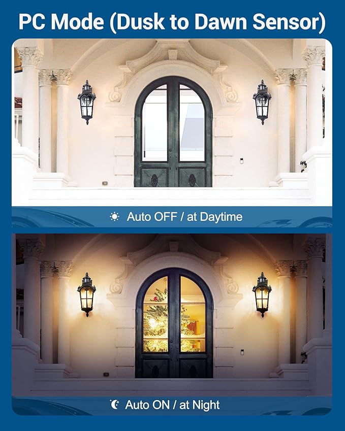 DEWENWILS Motion Sensor Outdoor Wall Lights, 2-Pack Dusk to Dawn Exterior Lantern Fixture, Roman Vintage Wall Mount Waterproof Porch Light, Water Ripple Glass, for Front Door Garage Patio