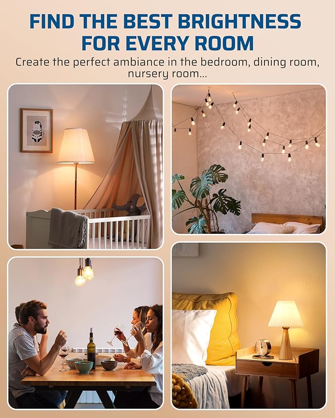 DEWENWILS Plug in Dimmer Switch for Lamp, Table Lamp Dimmer for Dimmable LED/CFL Lights and Incandescent Bulbs, Full Range Slide Control, 5 ft Extension Cord, White