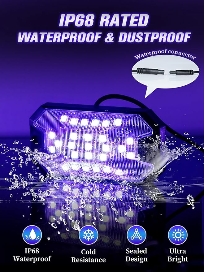 10Pods 5 Sides Full Angle RGB LED Rock Lights Kits High Brightness 27 Beads RGBW 5050 IP68 Waterproof Underglow Multicolor Exterior Wheel Rock Lights for 12V Trucks Jeep Offroad Pickup UTV ATV RZR SUV