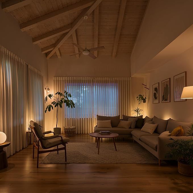 Oasis Smart Ambients - Adaptive Circadian Lighting, App-Controlled, No Hub Required, Controlable Warm-to-Daylight Tones (8-Pack)