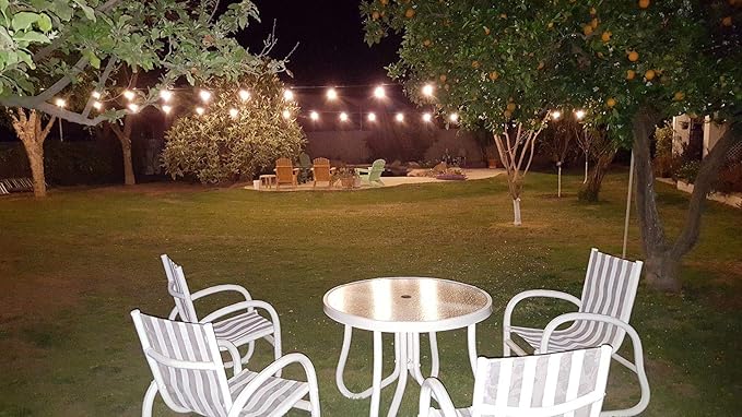 Shatterproof,Waterproof S14 String Light Bulbs Equivalent to 10 W, S14 led Bulb fits for Commercial Outdoor Patio Garden Vintage Lights, E26,2200K CRI90,70LM,Warm White,15 Pack