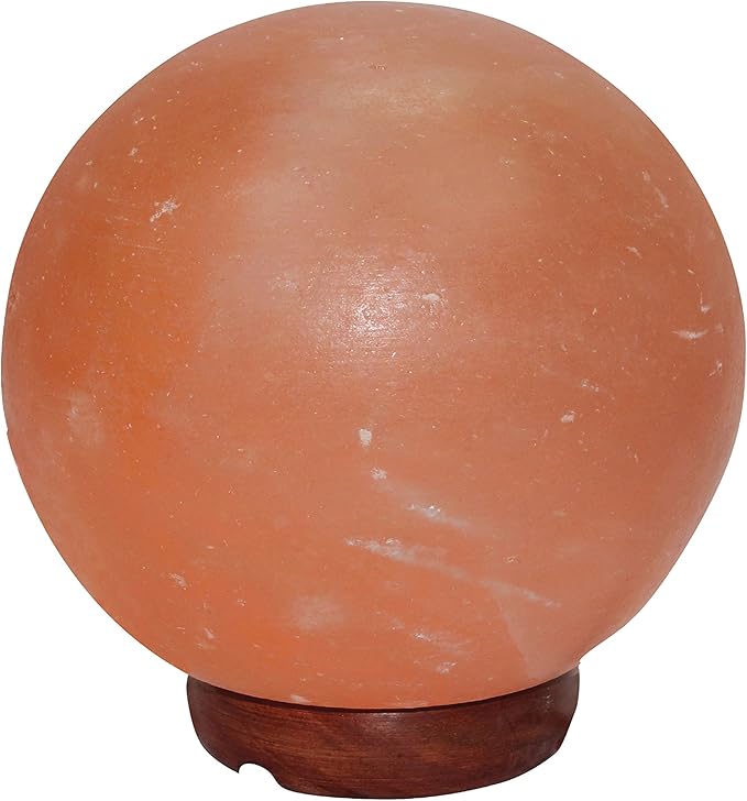 LG-03 Globe Himalayan Pink Crystal Rock Salt Lamp 6~8 lbs with Dimmer Control Switch, Quality Gift Packaging