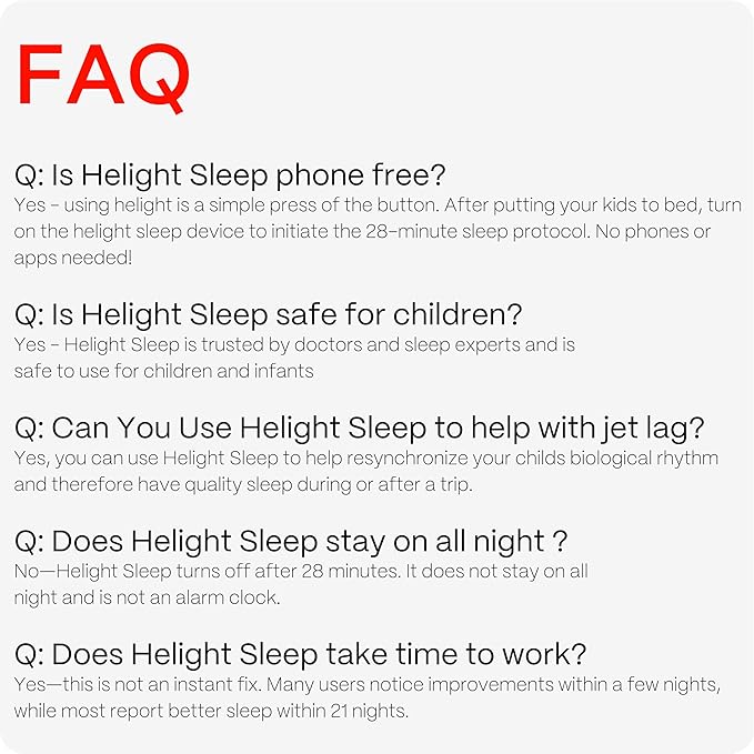 Helight Red Light Therapy Sleep Device Family Bundle – 630nm Pure Red Light Lamp Sleep Aid to Support Deep Relaxation – Rest Lamp Backed by Science for Adults & Kids Bedrooms - Pack of 2