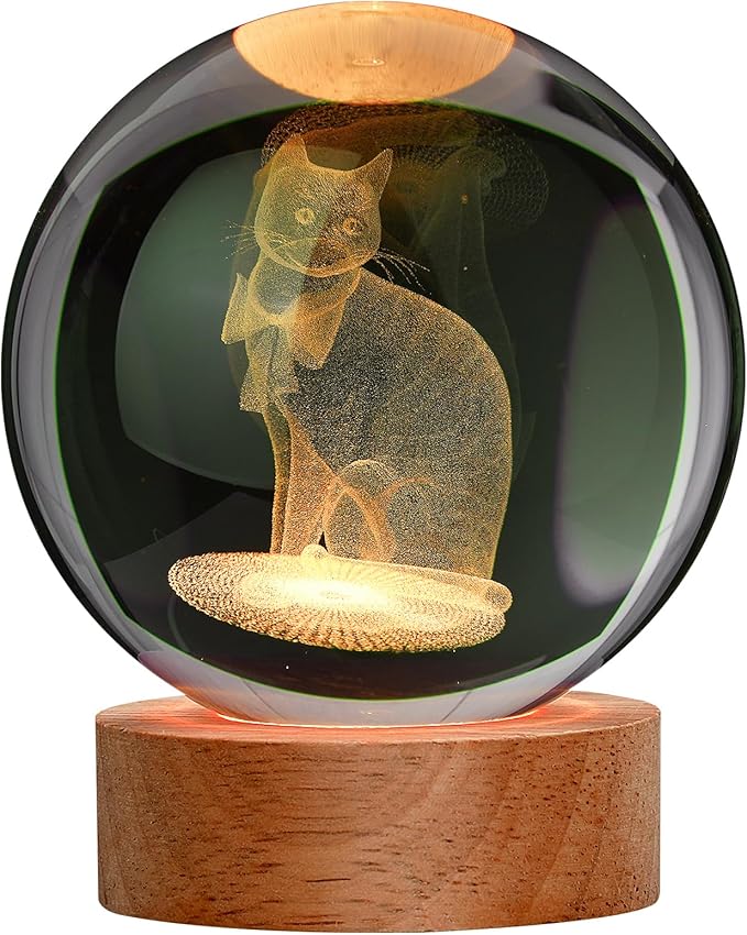 Large 3D Cat Night Light, 16 Color Changing with Remote Control for Bedroom Decor, Ideal Cat Gifts