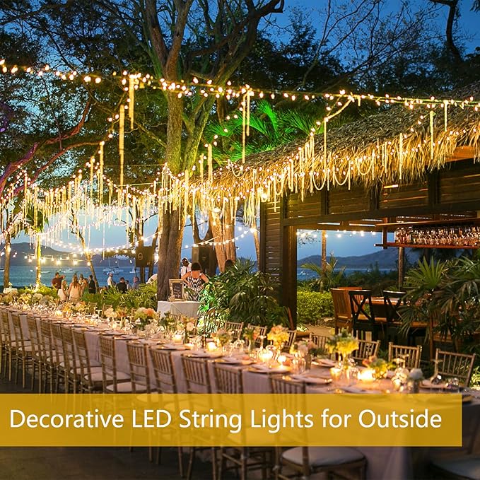 Extra-Long 144FT Solar String Lights for Outside, 2 Pack 400LED Solar Christmas Lights Outdoor, Waterproof Copper Wire with 8 Modes Twinkle Fairy Lights for Tree Garden Party Xmas Decor (Warm White)