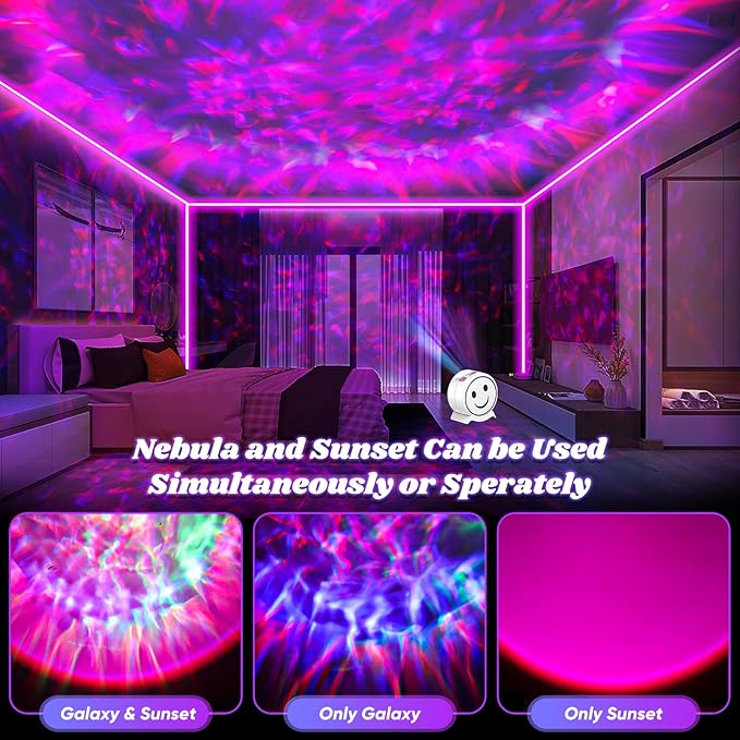 Galaxy Projector, Light Projector, Night Light Projector with 41 Lighting Modes, Galaxy Light Projector with Timer and Remote, for Kids Adults, Bedroom, Home Theater, Christmas