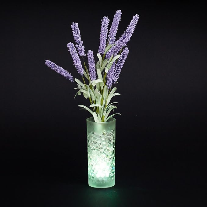 Submersible Waterproof Wedding Underwater Tea Light Sub LED Light for Decoration Wedding Party Bar etc.White (Pack of 24)