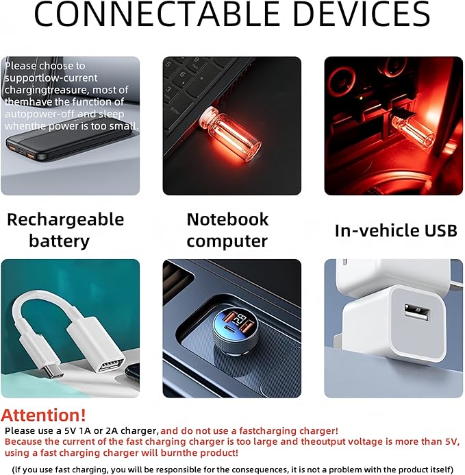 Touch Control Retro LED nightlight - Mini USB Light, Multi-Color Environment, car, Bedroom, Atmosphere Light, 90's Japanese Style dimmer Switch (Green)