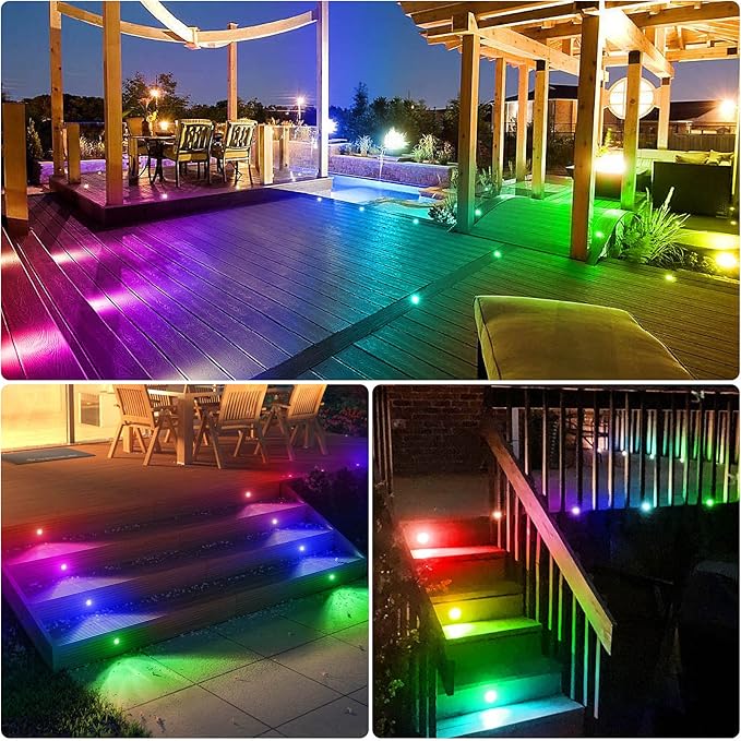 Pack of 5, FVTLED 3m 9.84ft 4Pin Extension Cable Wire with Male and Female Connectors at Both Ends Only for FVTLED RGB Multi-Color LED Deck Light