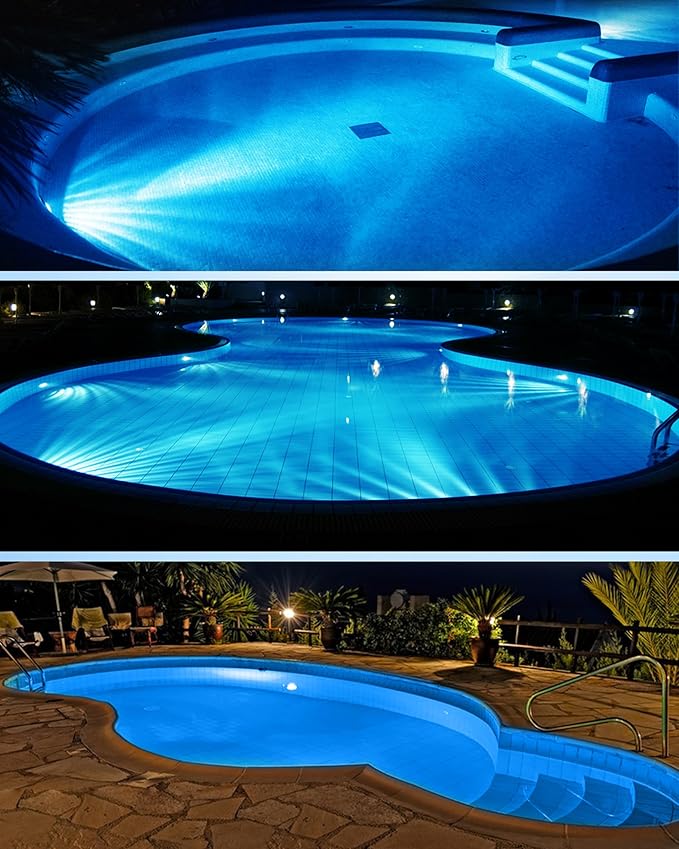 LED Pool Lights for Inground Pool 120V 50W, White 6000K Swimming Pool Light Bulb for Pentair Hayward Pool Light Fixtures