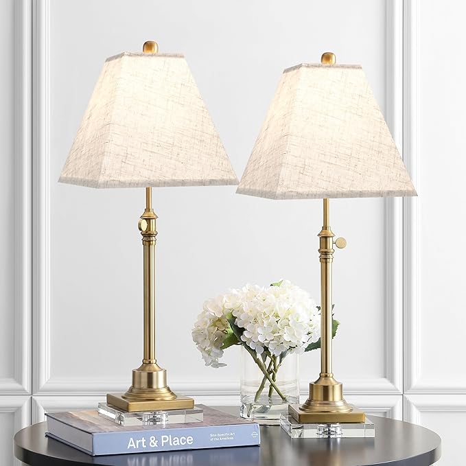 4"×9" × 8.3”inches Spider Set of 2 Small Square Lampshades for Wall Lamps Table Lamps Floor Lamps-Wall Mount Vintage Lamp Shade Fabric,Beige Oatmeal Linen Lampshades Replacement for Bedroom By GO&SO