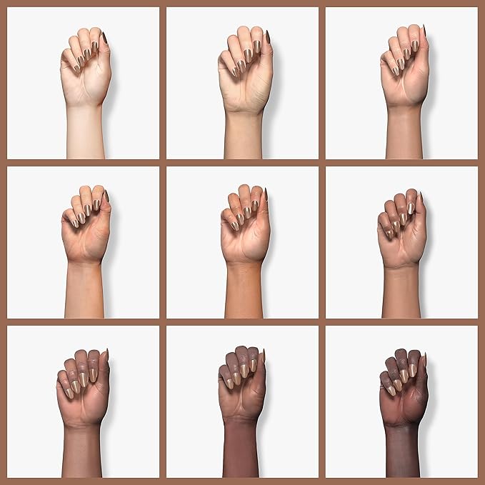 Beetles Brown Gel Nail Polish, 1Pcs 15ml Brown Winter Color Gel Polish Soak Off Nail Art Manicure Salon DIY Uv Lamp Nail Design Decoration at Home