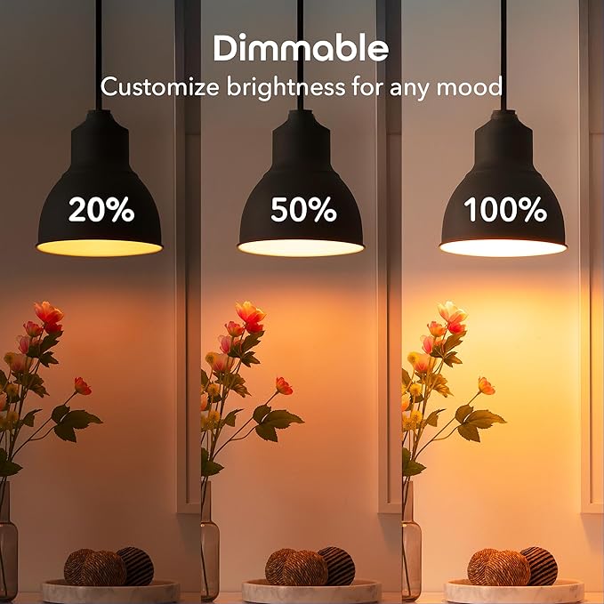 Geeni Prisma Plus 800 Dimmable Smart Light Bulbs with 2.4 GHz Wi-Fi Connectivity – Color-Changing & Tunable White, A19 LED Smart Bulb – Works with Alexa & Google, 1-Pack